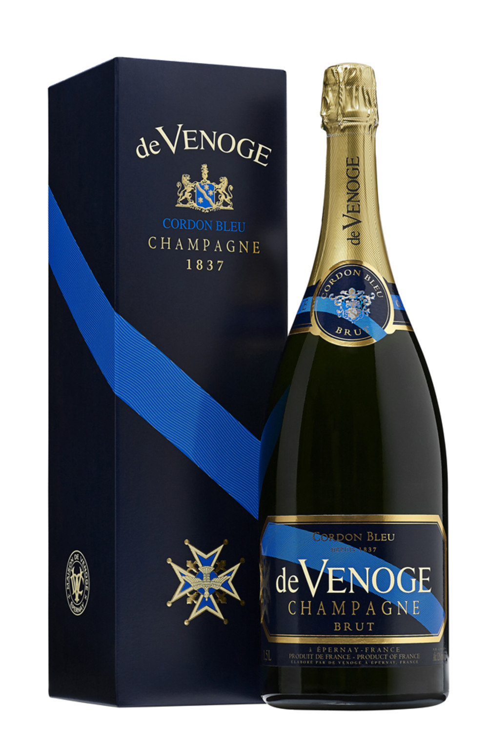 Champagne DeVENOGE_MAGNUM BRUT et etui_Packshot.jpg