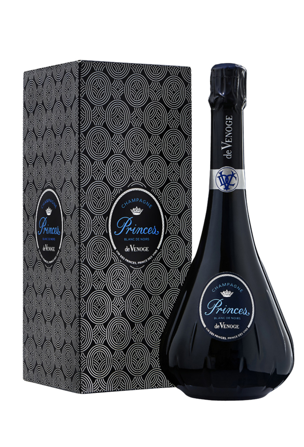 Champagne DeVENOGE_PRINCES_BLANC DE NOIRS et etui_Packshot.jpg